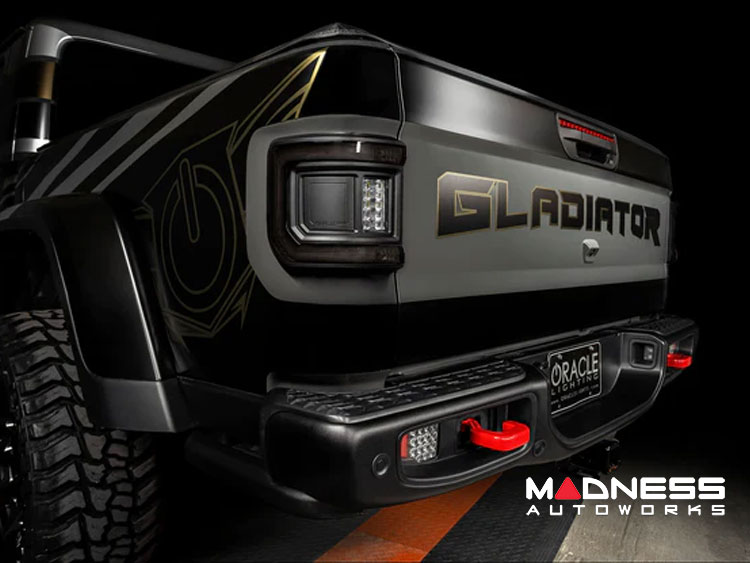 Jeep Gladiator JT Tail Lights - Flush Mount - LED - Smoked Lens